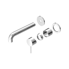 Mecca Wall Basin/Bath Mixer Separate Back Plate 185mm Trim Kits Only Chrome
