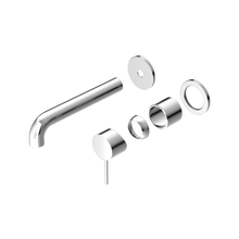 Mecca Wall Basin/Bath Mixer Separate Back Plate 185mm Trim Kits Only Chrome