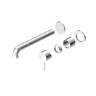 Mecca Wall Basin/Bath Mixer Separate Back Plate 230mm Trim Kits Only Chrome