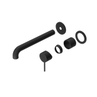 Mecca Wall Basin/Bath Mixer Separate Back Plate 230mm Trim Kits Only Matte Black