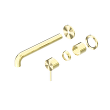 Mecca Wall Basin/Bath Mixer Separate Back Plate 260mm Trim Kits Only Brushed Gold