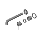 Mecca Wall Basin/Bath Mixer Separate Back Plate 260mm Trim Kits Only Gun Metal