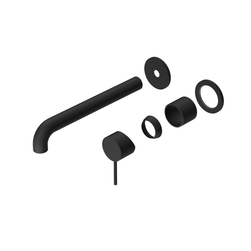 Mecca Wall Basin/Bath Mixer Separate Back Plate 260mm Trim Kits Only Matte Black