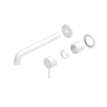 Mecca Wall Basin/Bath Mixer Separate Back Plate 260mm Trim Kits Only Matte White