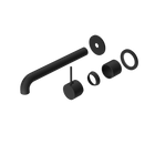 Mecca Wall Basin/Bath Mixer Separate Back Plate Handle Up 230mm Trim Kits Only Matte Black