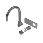 Mecca Wall Basin/Bath Mixer Swivel Spout Trim Kits Only Gun Metal