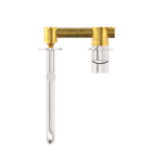 Mecca Wall Basin/Bath Mixer Swivel Spout 225mm Brushed Nickel