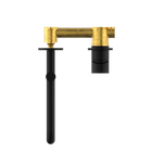 Mecca Wall Basin/Bath Mixer Swivel Spout 225mm Matte Black