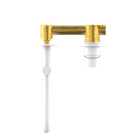 Mecca Wall Basin/Bath Mixer Swivel Spout 225mm Matte White