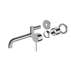 Mecca Wall Basin/Bath Mixer Swivel Spout 225mm Trim Kits Only Chrome