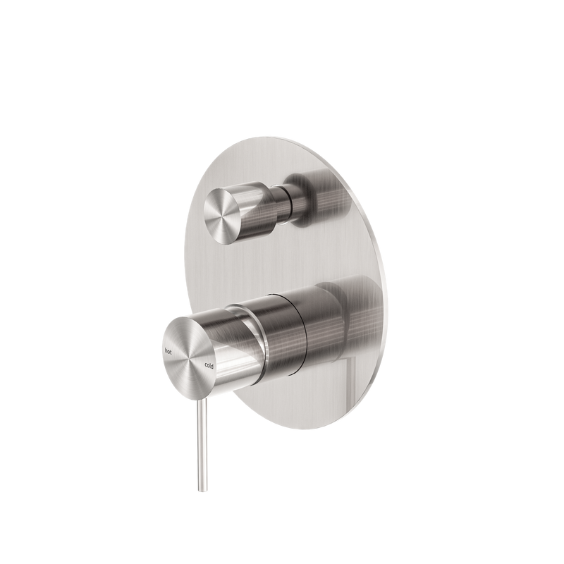 Mecca Shower Mixer With Diverter Brushed Nickel