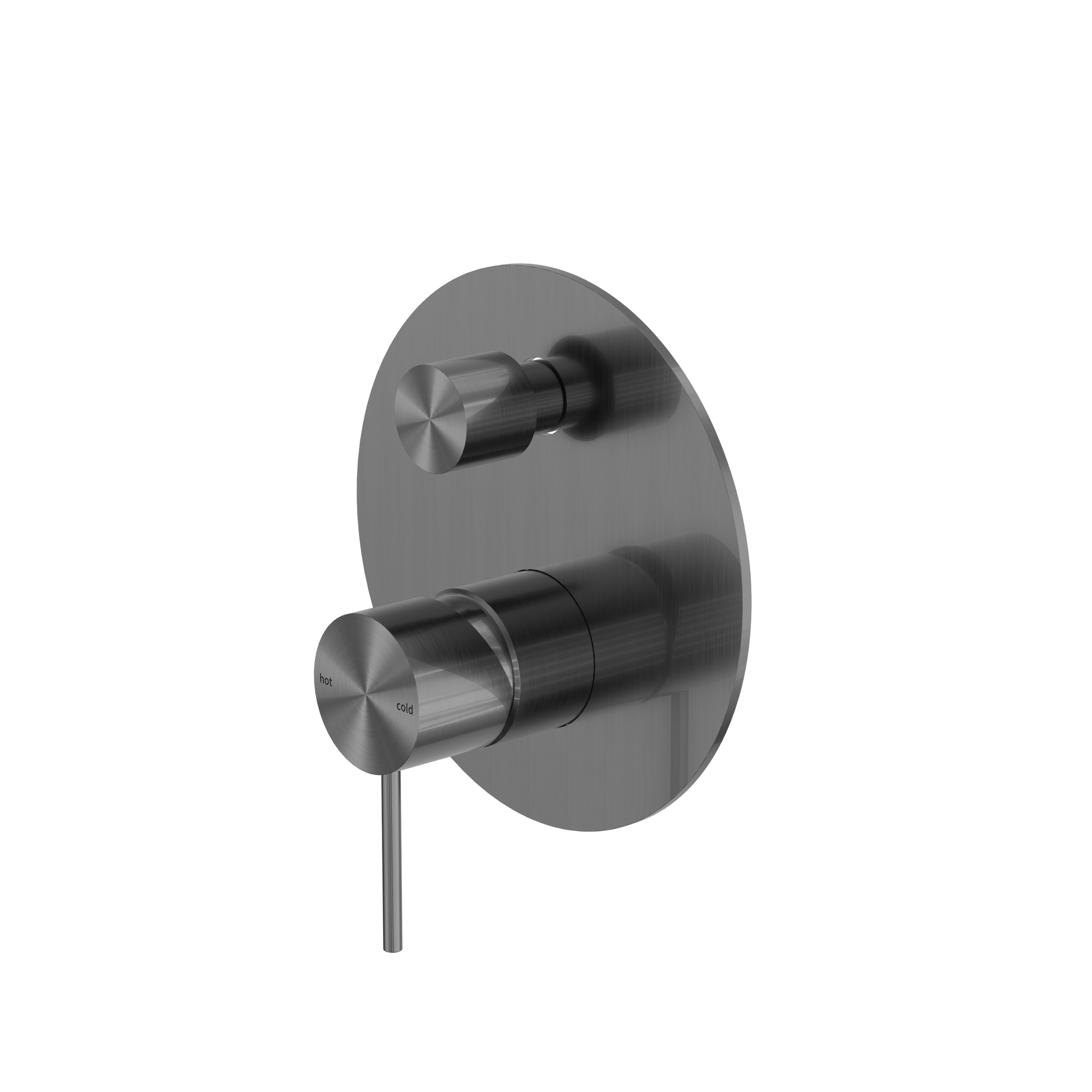 Mecca Shower Mixer With Diverter Gun Metal