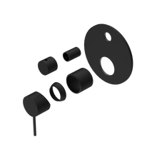 Mecca Shower Mixer With Diverter Trim Kits Only Matte Black