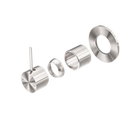 Mecca Shower Mixer Handle Up 80mm Plate Trim Kits Only Brushed Nickel
