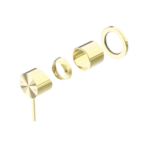 Mecca Shower Mixer 60mm Plate Trim Kits Only Brushed Gold