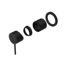 Mecca Shower Mixer 60mm Plate Trim Kits Only Matte Black