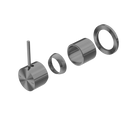 Mecca Shower Mixer 60mm Handle Up Plate Trim Kits Only Gun Metal