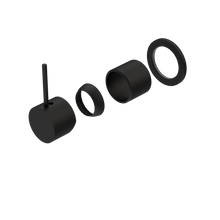 Mecca Shower Mixer 60mm Handle Up Plate Trim Kits Only Matte Black