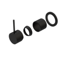 Mecca Shower Mixer 60mm Handle Up Plate Trim Kits Only Matte Black