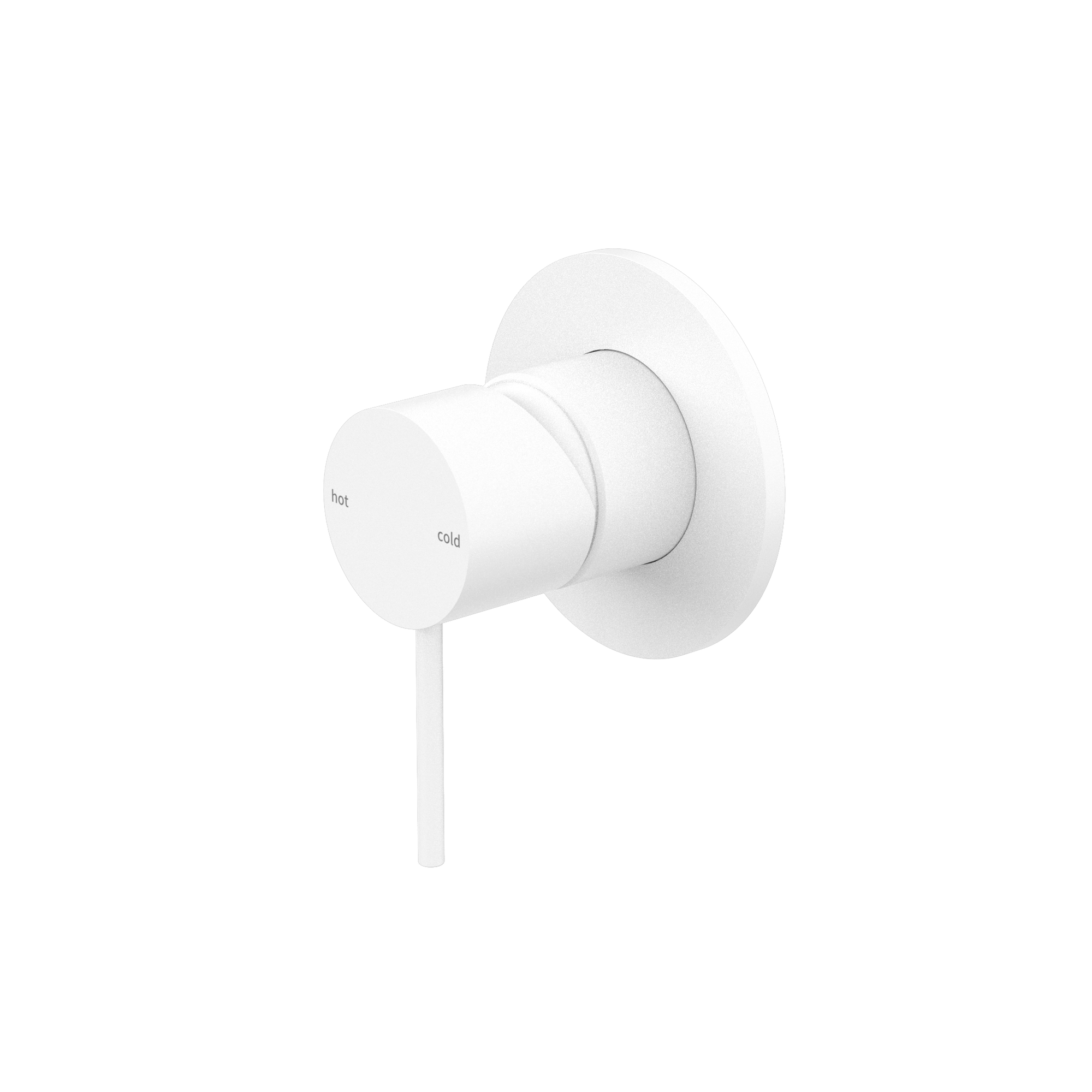 Mecca Shower Mixer 80mm Plate Matte White