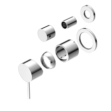 Mecca Shower Mixer With Diverter Separate Back Plate Trim Kits Only Chrome