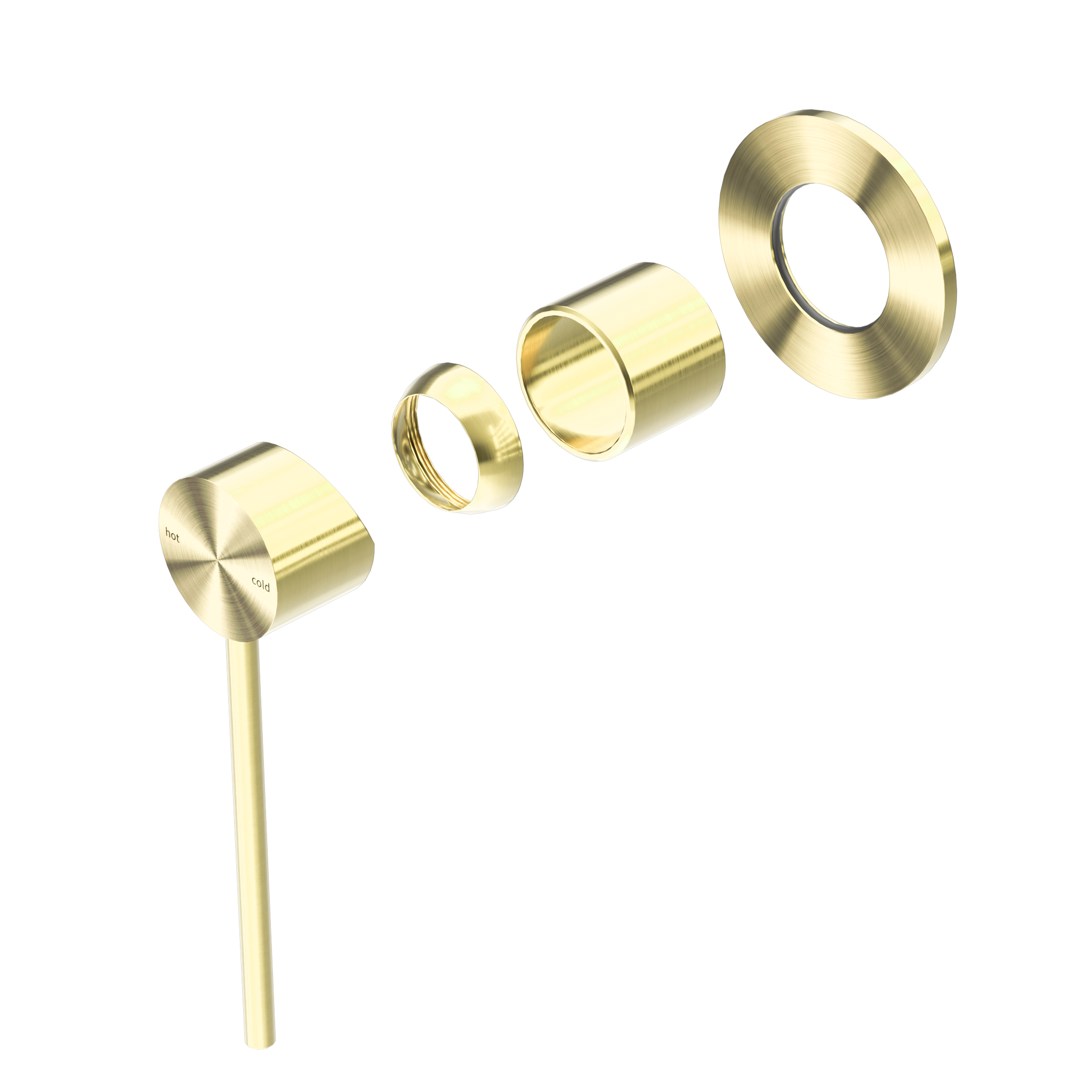 Mecca Care Shower Mixer Trim Kits Only Brushed Gold