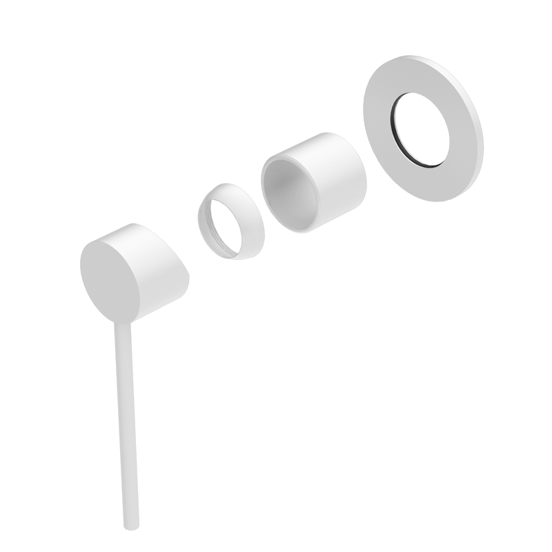 Mecca Care Shower Mixer Trim Kits Only Matte White