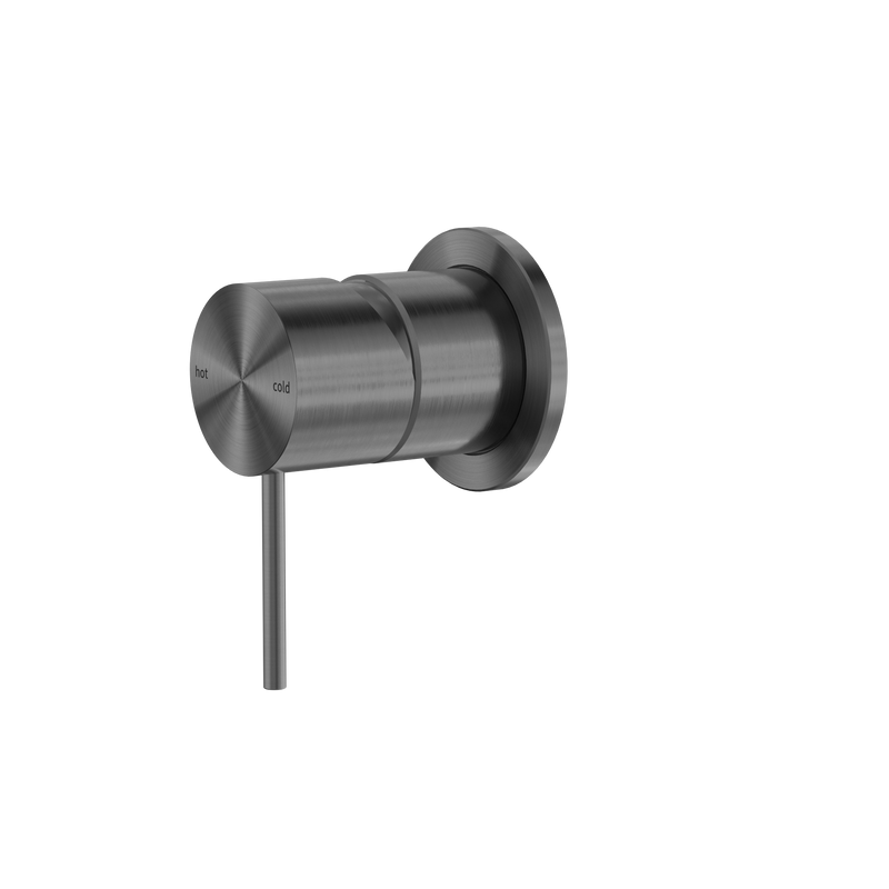 Mecca Shower Mixer 60mm Plate Gun Metal