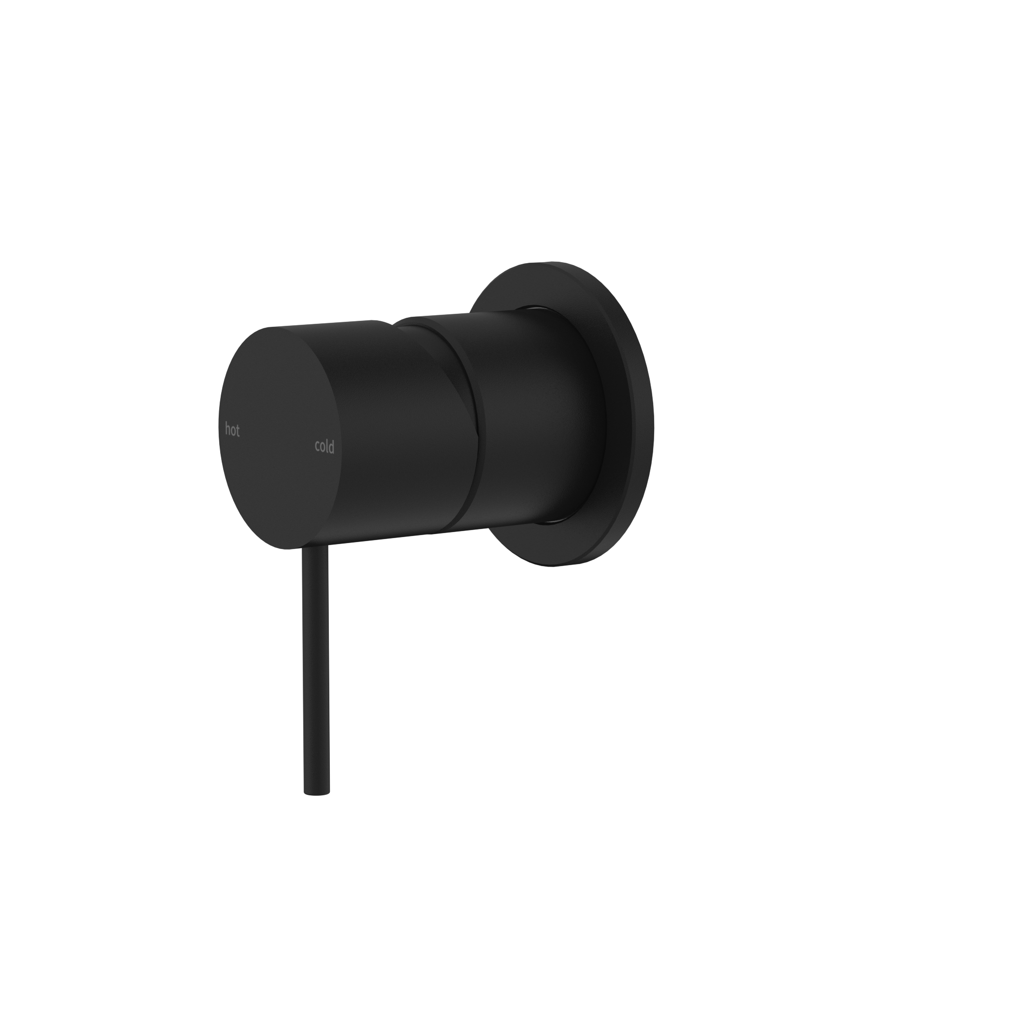Mecca Shower Mixer 60mm Plate Matte Black