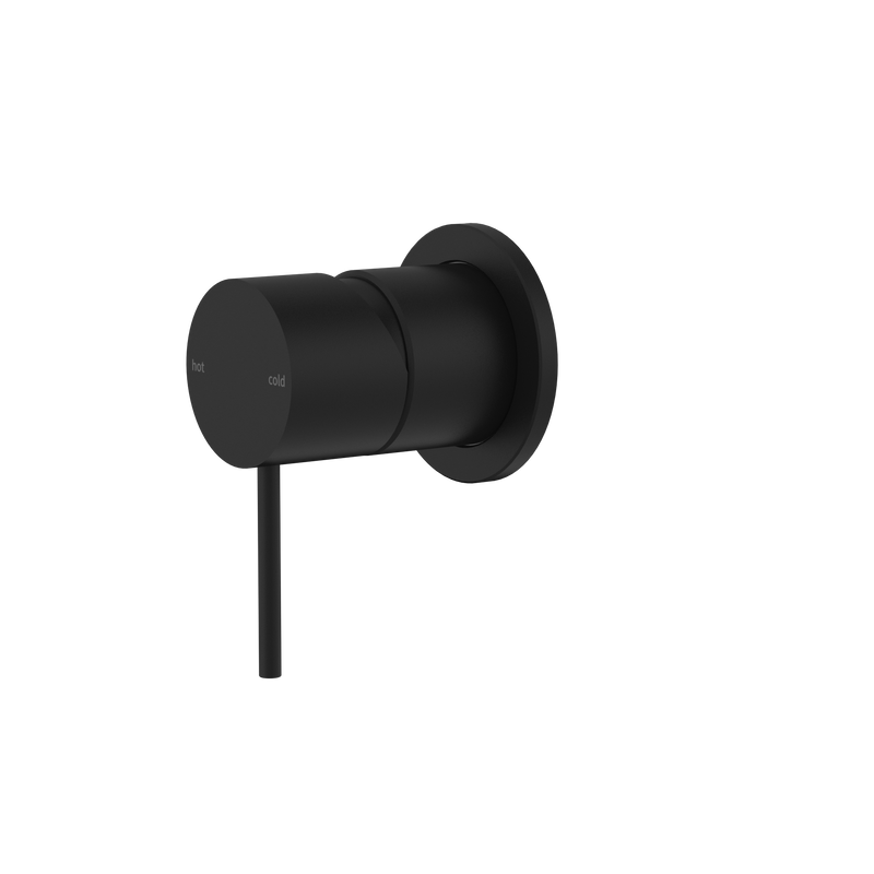 Mecca Shower Mixer 60mm Plate Matte Black