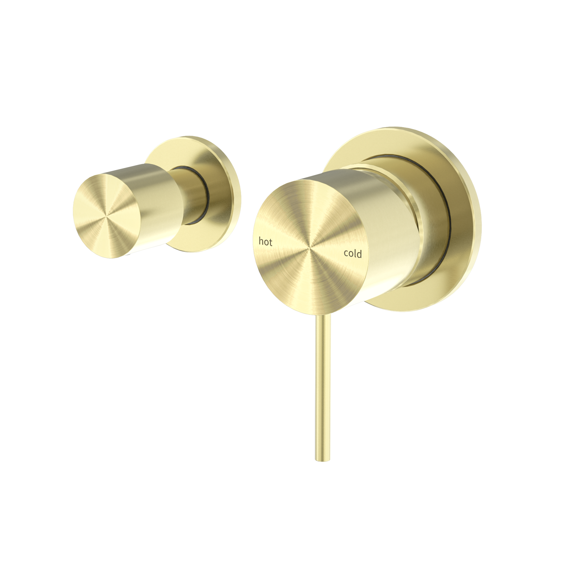 Mecca Shower Mixer With Horizontal 2 Way Diverter Brushed Gold