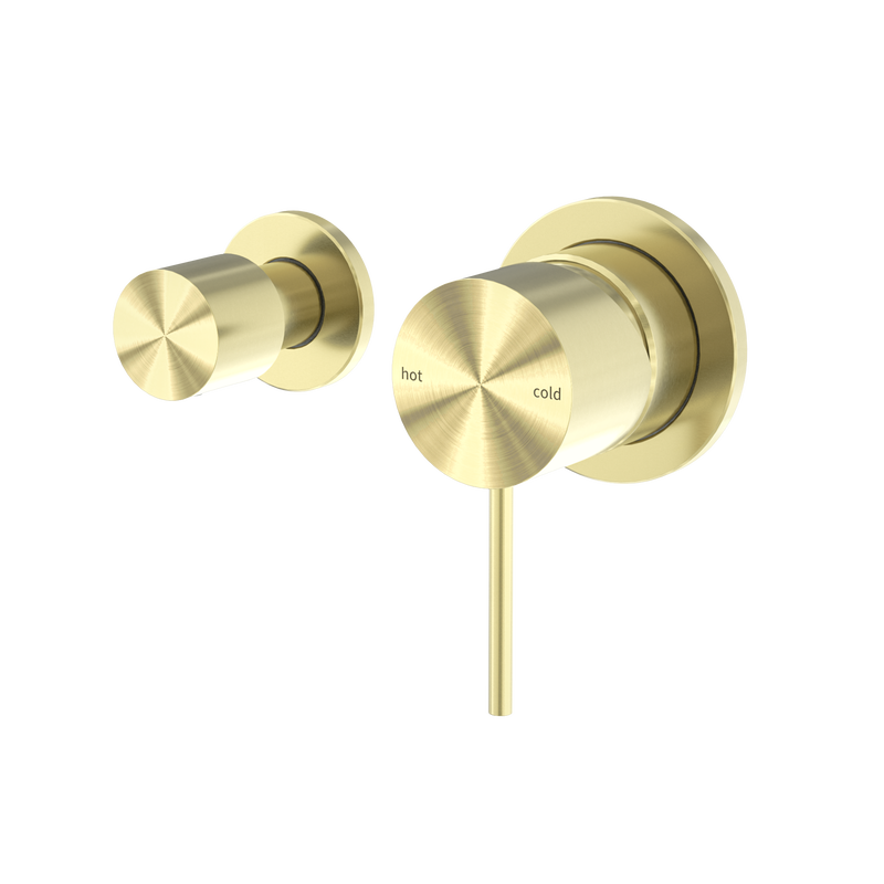 Mecca Shower Mixer With Horizontal 2 Way Diverter Brushed Gold