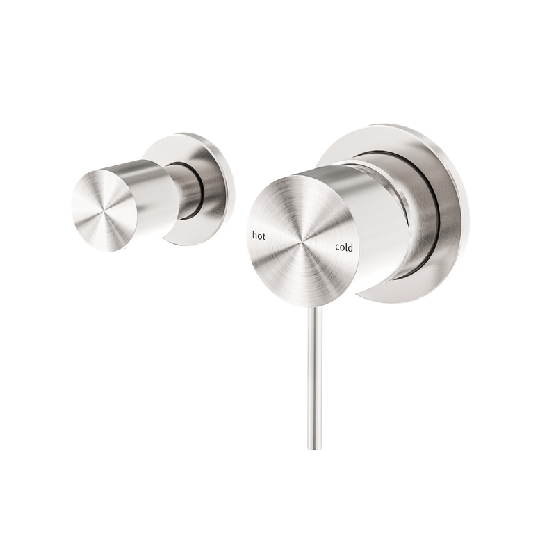Mecca Shower Mixer With Horizontal 2 Way Diverter Brushed Nickel