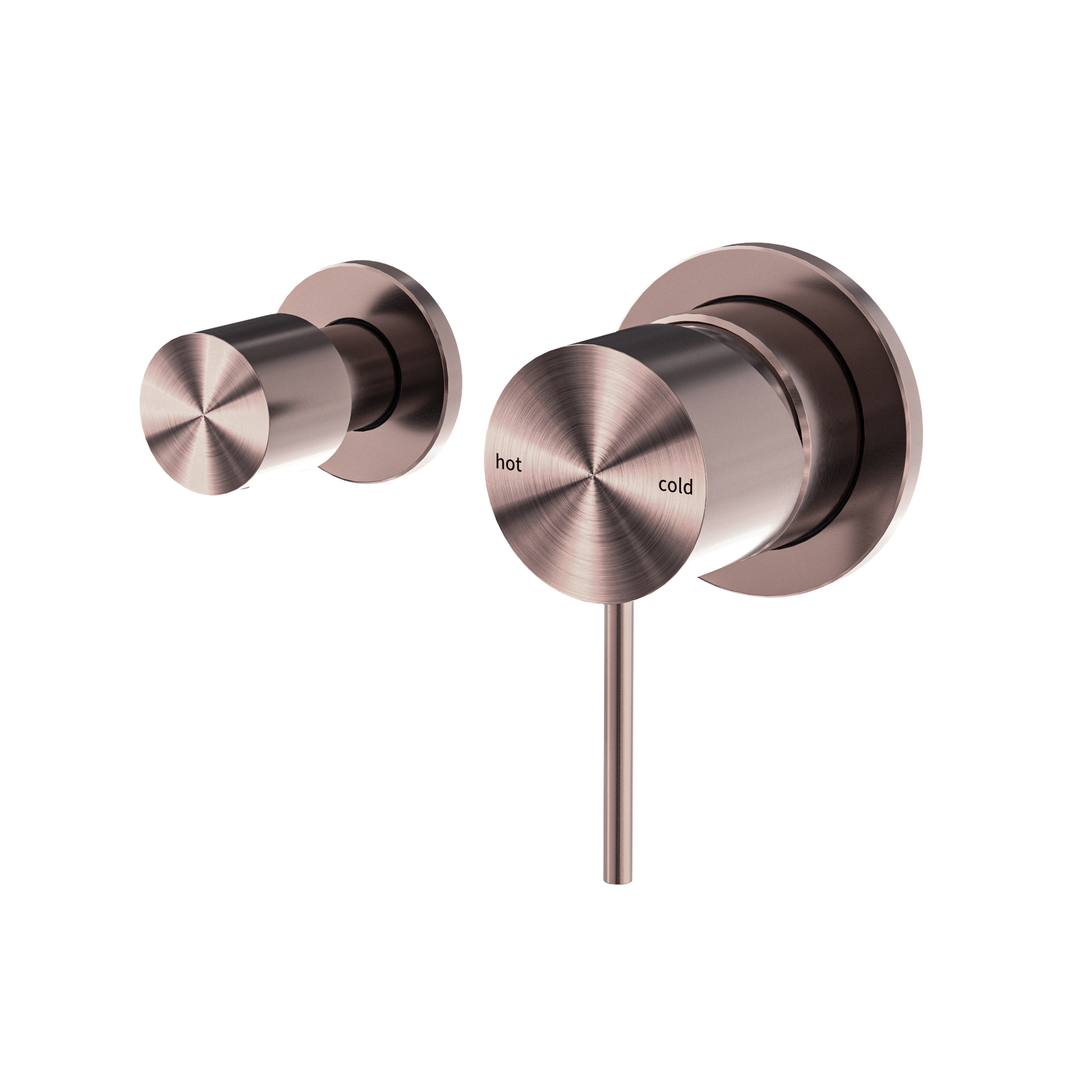 Mecca Shower Mixer With Horizontal 2 Way Diverter Brushed Bronze
