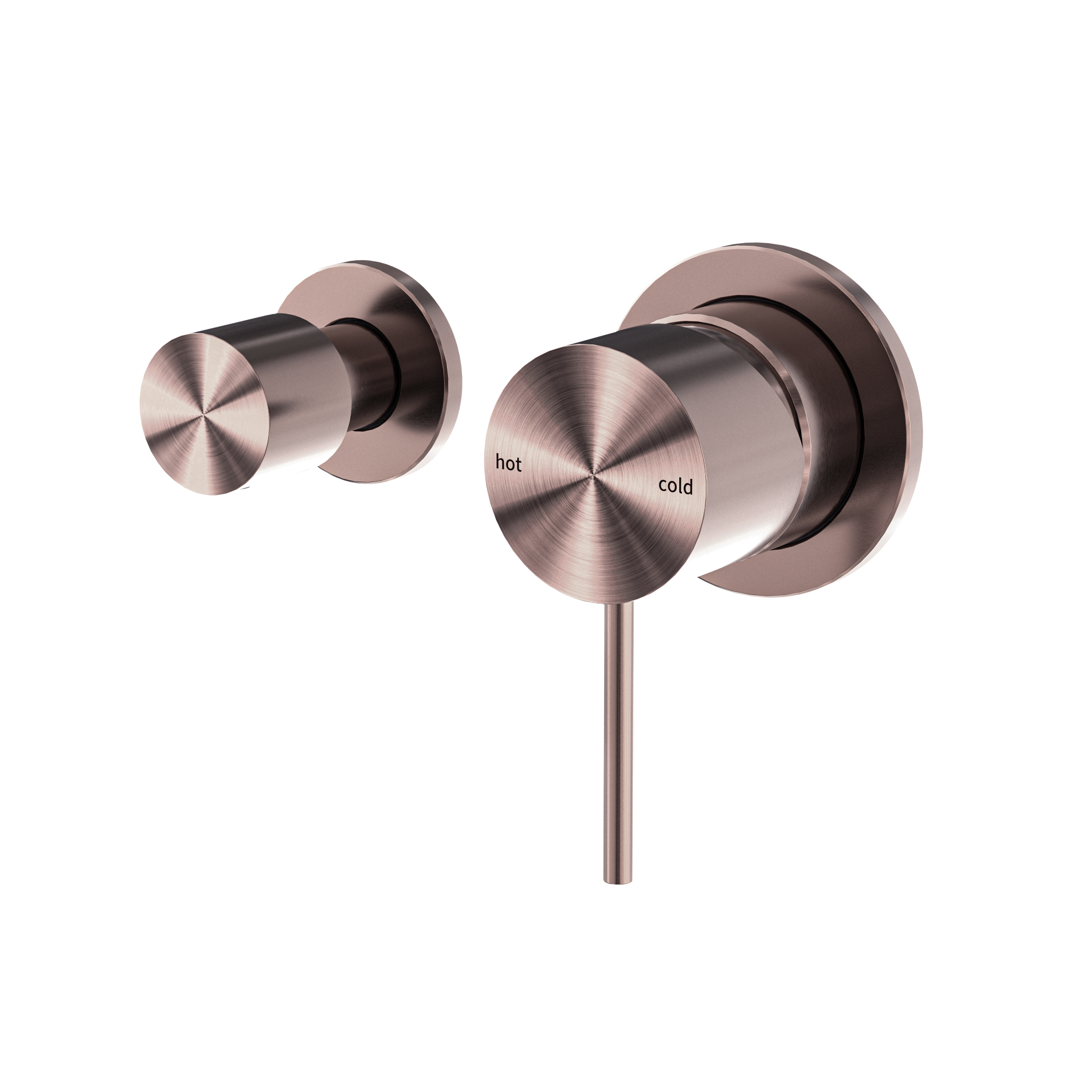 Mecca Shower Mixer With Horizontal 2 Way Diverter Brushed Bronze