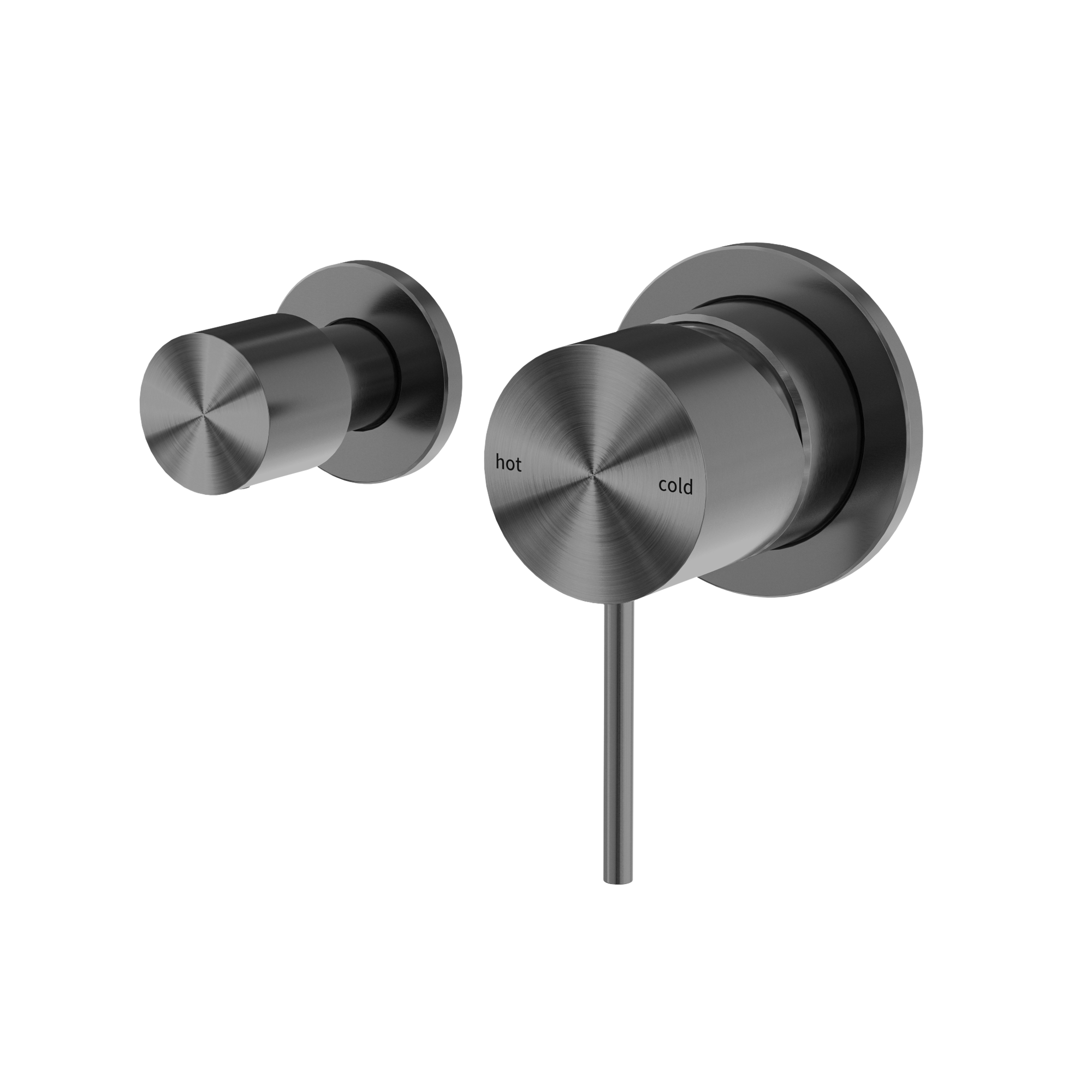 Mecca Shower Mixer With Horizontal 2 Way Diverter Gun Metal