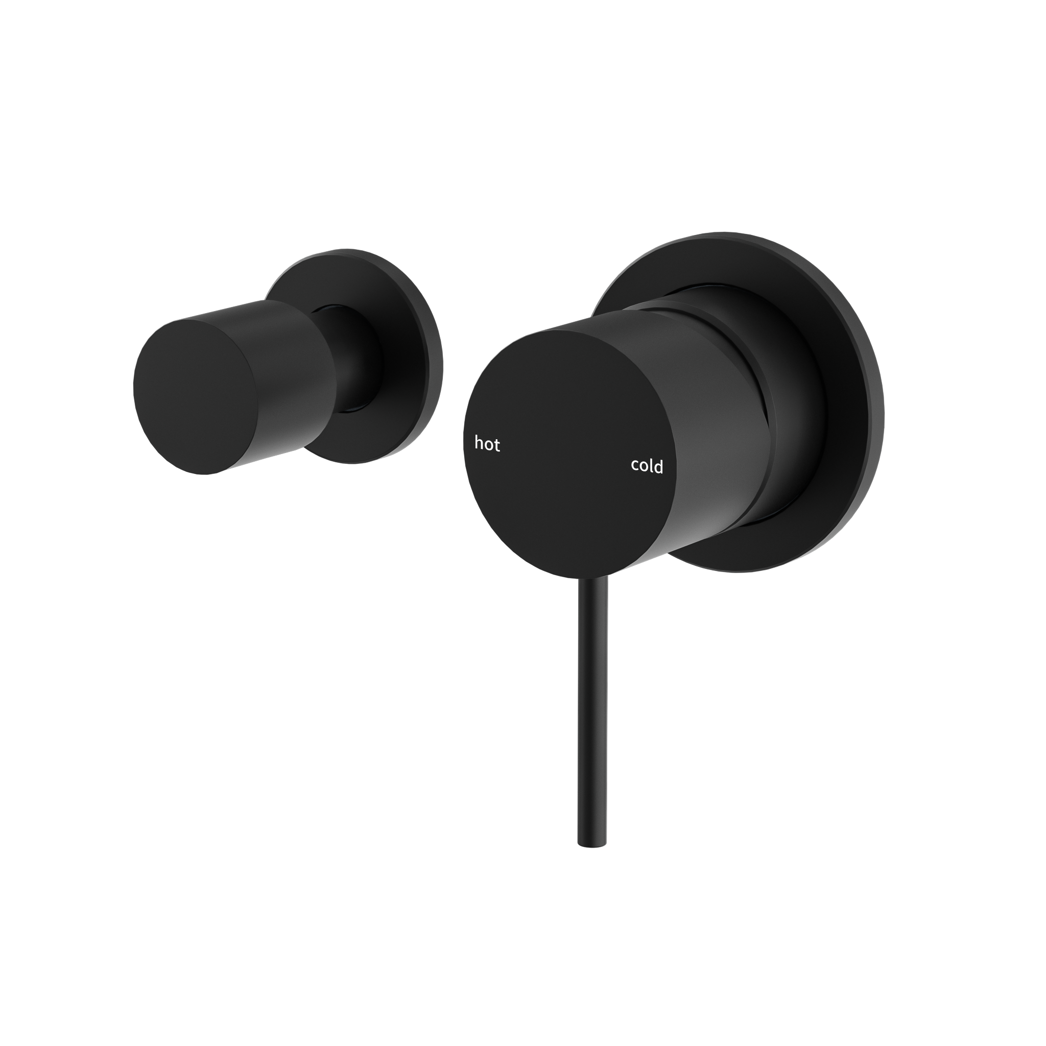 Mecca Shower Mixer With Horizontal 2 Way Diverter Matte Black