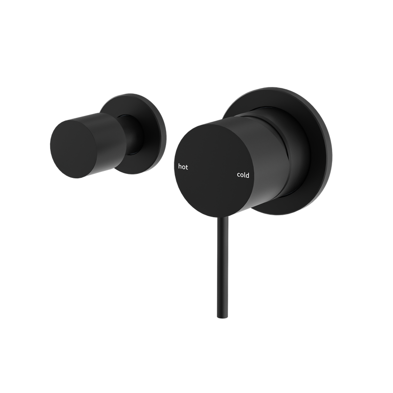 Mecca Shower Mixer With Horizontal 2 Way Diverter Matte Black