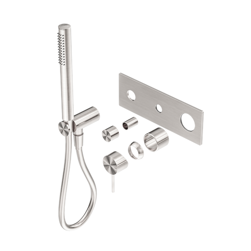 Mecca Shower Mixer Diverter System Trim Kits Only Brushed Nickel