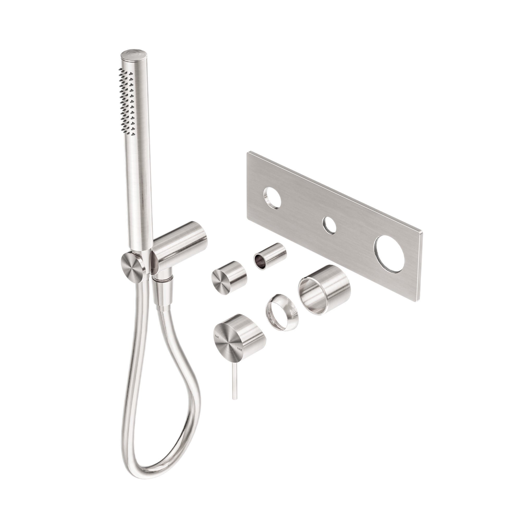 Mecca Shower Mixer Diverter System Trim Kits Only Brushed Nickel