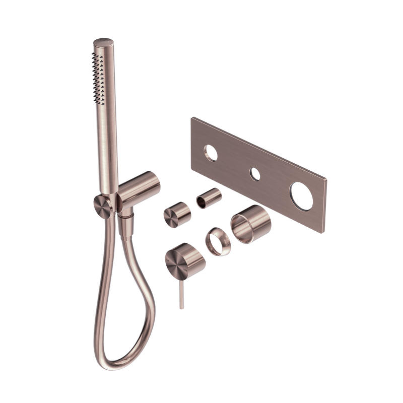 Mecca Shower Mixer Diverter System Trim Kits Only Brushed Bronze