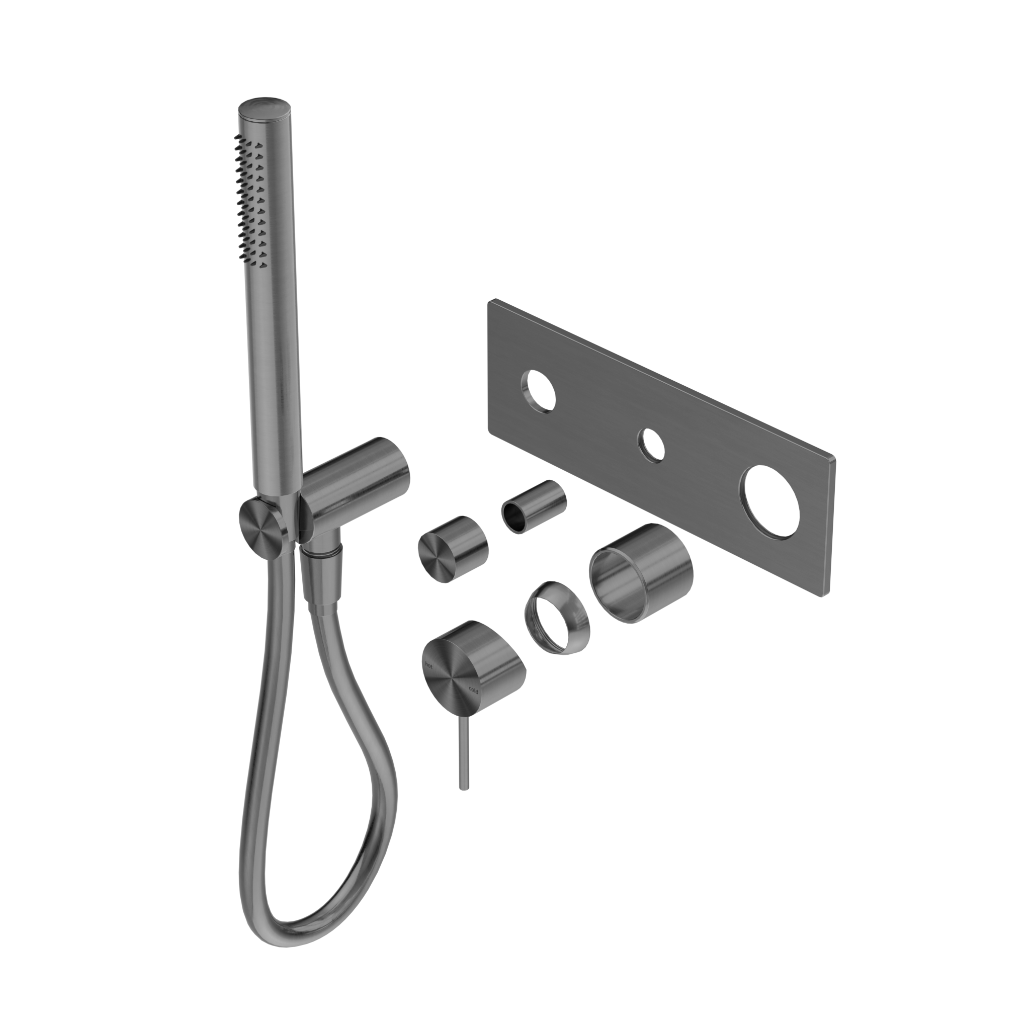 Mecca Shower Mixer Diverter System Trim Kits Only Gun Metal