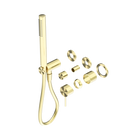 Mecca Shower Mixer Diverter System Separate Back Plate Trim Kits Only Brushed Gold