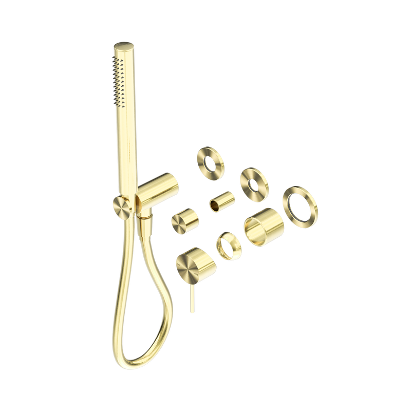 Mecca Shower Mixer Diverter System Separate Back Plate Trim Kits Only Brushed Gold