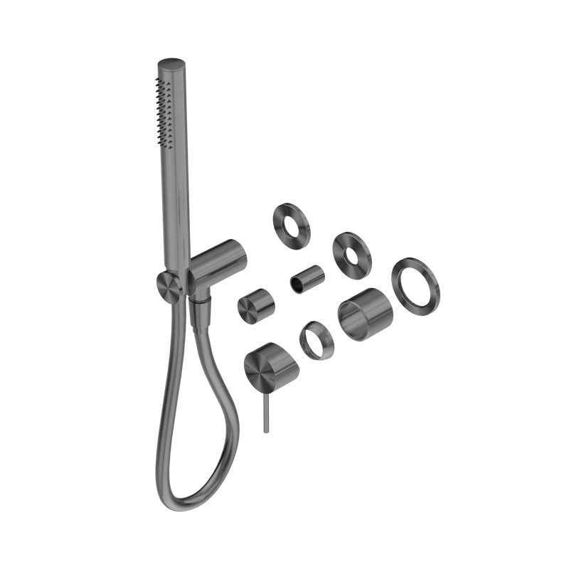 Mecca Shower Mixer Diverter System Separate Back Plate Trim Kits Only Gun Metal