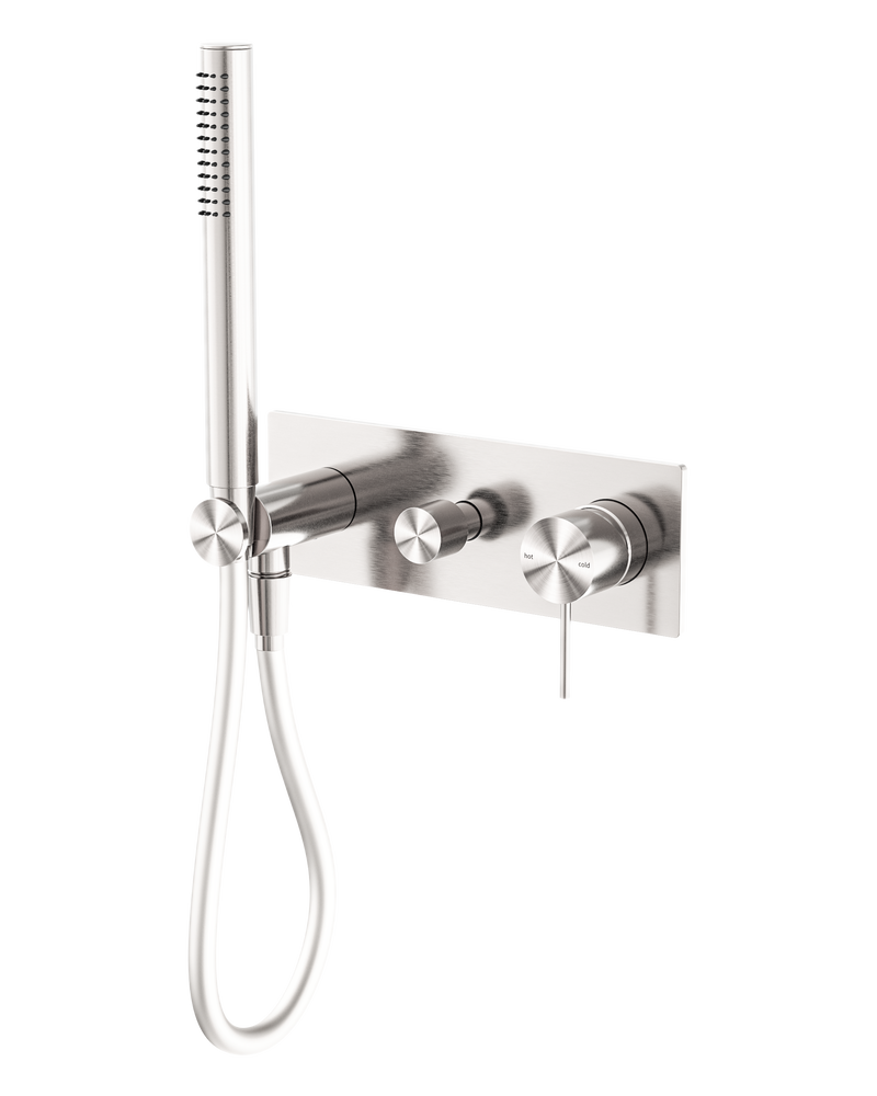 Mecca Shower Mixer Diverter System Brushed Nickel