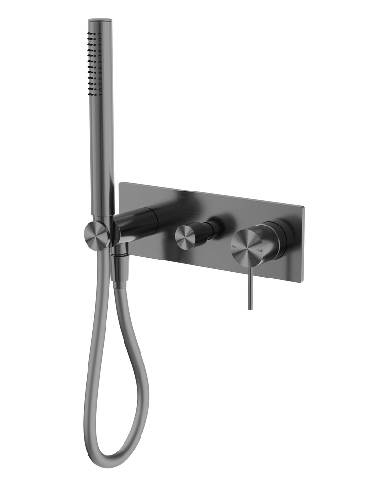Mecca Shower Mixer Diverter System Gun Metal