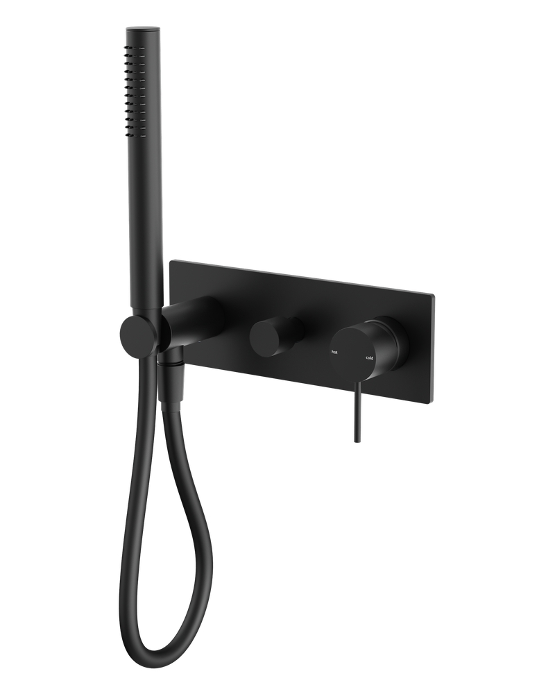 Mecca Shower Mixer Diverter System Matte Black