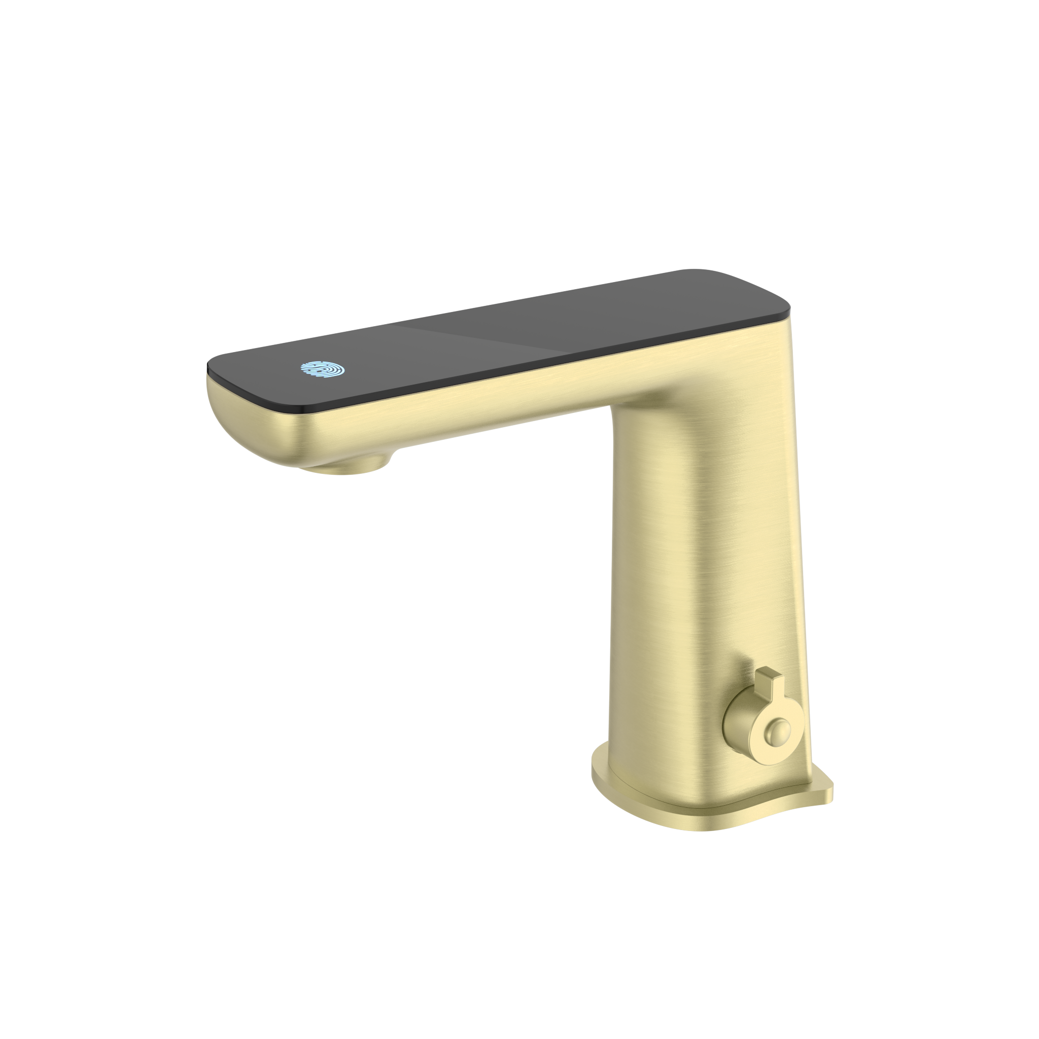 Claudia Sensor Mixer With Black Top Display Brushed Gold