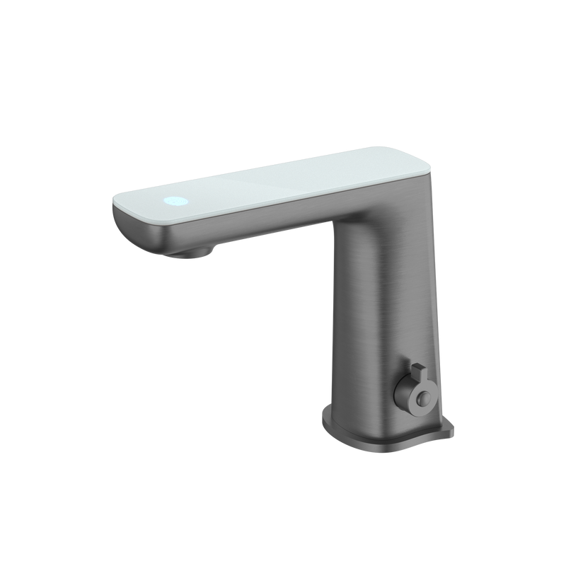 Claudia Sensor Mixer With White Top Display Gun Metal